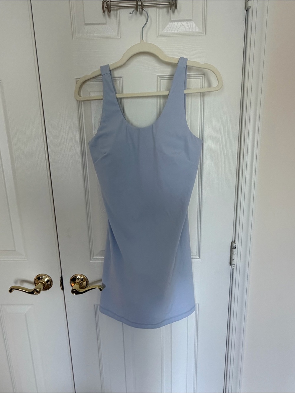 FLX Light Blue Scoop Neck Athletic Dress